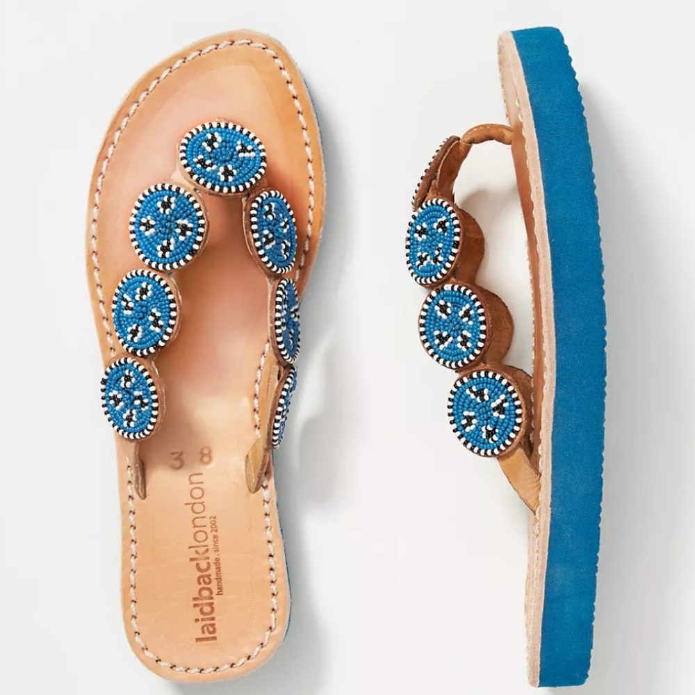 Laidback London Ryker Flip-flop sandals - blue